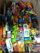 Over 100 Matchbox diecast model vehicles,