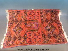 A small eastern rug/ prayer mat