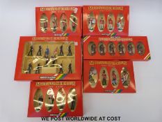 Six Britains hollowcast model soldier sets 8823, 8824, 7225 and one other,