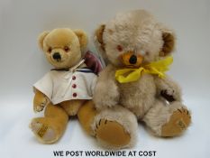 Two Merrythought Teddy bears,