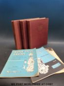 A set of three books 'Modern Motor Cycles' and related booklets on engines