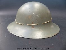 A WWII 1941 Zuckerman/Air Defence helmet stamped L and 41