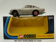 Corgi Toys diecast model James Bond Aston Martin DB5, 270,