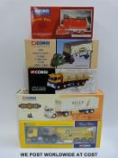 Five Corgi and Corgi Classics diecast model commercial vehicles 75902, 21303, 97916,