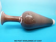 A Qing Kangxi Sang de Boeuf red/ burgundy glazed porcelain vase (16.