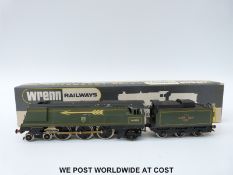 Wrenn 00 gauge BR 4-6-2 Golden Arrow 'City of Wells' 34092 locomotive and tender,