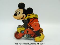 Chad Valley clockwork Mickey Mouse on tricycle