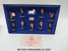 Four Britains hollow cast limited edition collector's model soldier sets,