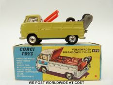 Corgi Toys diecast model, VW Breakdown Truck, 490, in original box.