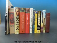 A quantity of military books to include Nelson, Napoleon, Rorke's Drift, The Taliban, The SAS,