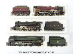 Three Hornby 00 gauge locomotives, LMS 4-6-0 Patriot Class 'Duke of Sutherland' R311,