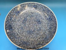 A large 19thC Japanese bowl /charger (43cm diameter)