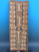 An aboriginal bark painting Madayin Sacred Story (83 x 30cm)