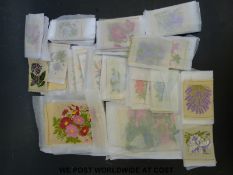 A quantity of Kensitas silks, flowers, flags, art,