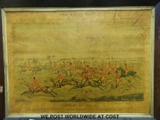 A set of eight Quorn Hunt etchings / prints each approx 50x46cm