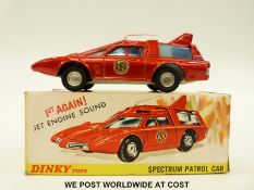 Dinky Toys diecast model captain Scarlet's Spectrum Patrol Car, 103,