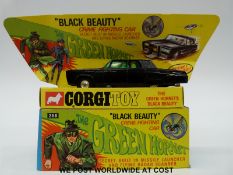 Corgi Toys diecast model The Green Hornet 'Black Beauty' crime fighting car, 268, with black body,
