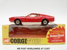 Corgi Toys Whizzwheels diecast model Ford Mustang Mach 1, 391,