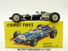 Corgi Toys diecast model Cooper Maserati, 156, in original box.