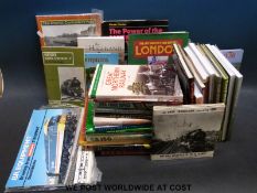 A collection of railway books to include Bournes Great Western Railway,