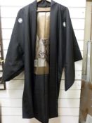Japanese Haori coat with embroidered interior