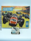 Tri-ang Scalextric GT Speed set 69 together with a spare hand controller both in original boxes
