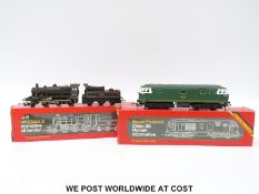 Two Hornby 00 gauge locomotives,