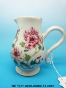 An 18thC Chinese famille rose jug (9.