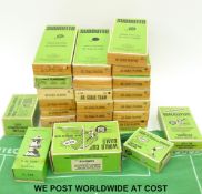 Twenty Subbuteo table soccer teams together with various accessories,