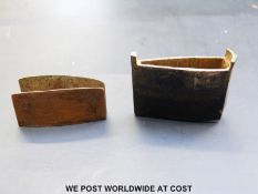 Japanese two piece habaki collar sword fitting