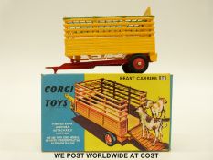 Corgi Toys diecast model Beast Carrier, 58, in original box.