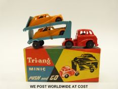 Tri-ang Minic Push and Go model Car Transporter,