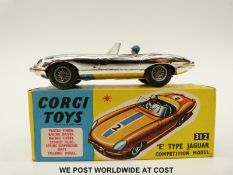 Corgi Toys diecast model E-Type Jaguar, 312, in original box.