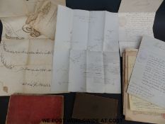 A collection of documents and maps from the military career of Sergeant Charles Carthew,