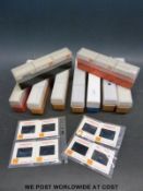 Approximately 500 American steam railway interest 35mm colour slides,