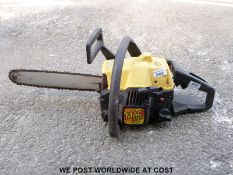 A McCulloch Mac335 chainsaw