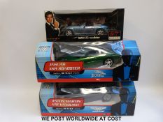 Two James Bond 007 remote control cars,