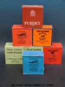 One-hundred-and-seventy-five collector's shotgun cartridges in five boxes.