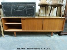 A retro G-Plan sideboard (H74 x L210 x W46cm)