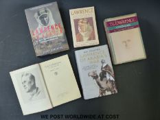A collection of military books including Max Arthur,