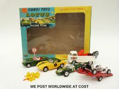 Corgi Major Toys diecast model Lotus Racing Team Gift Set 37, in original box.