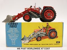 Corgi Toys diecast model Massey Furguson, 169, in original box.