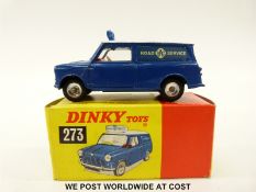 Dinky Toys diecast model RAC Mini Van, 273, in original box.