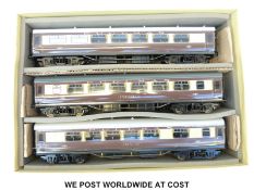 ACE Trains 0 gauge BR MK 1 Pullman Carriage set, Falcon, Emerald and Car No336,