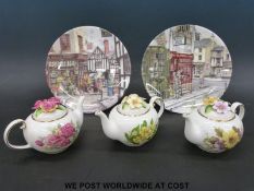 A quantity of Royal Doulton collectors' plates from the Window Shopping series and a quantity of