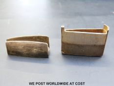 Japanese two piece habaki collar sword fitting