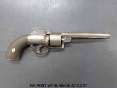 A transitional six shot revolver with 5.