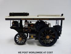Bassett-Lowke limited edition diecast model Fowler Traction Engine with certificate of authenticity