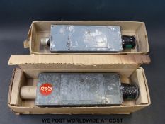 Two military G45 aircraft gun cameras (16mm cine films) to fit Spitfire and other aircraft