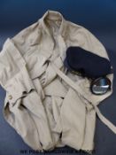 Three items relating to WWII comprising Air Ministry signalling mirror No 6E/271 with leather strap